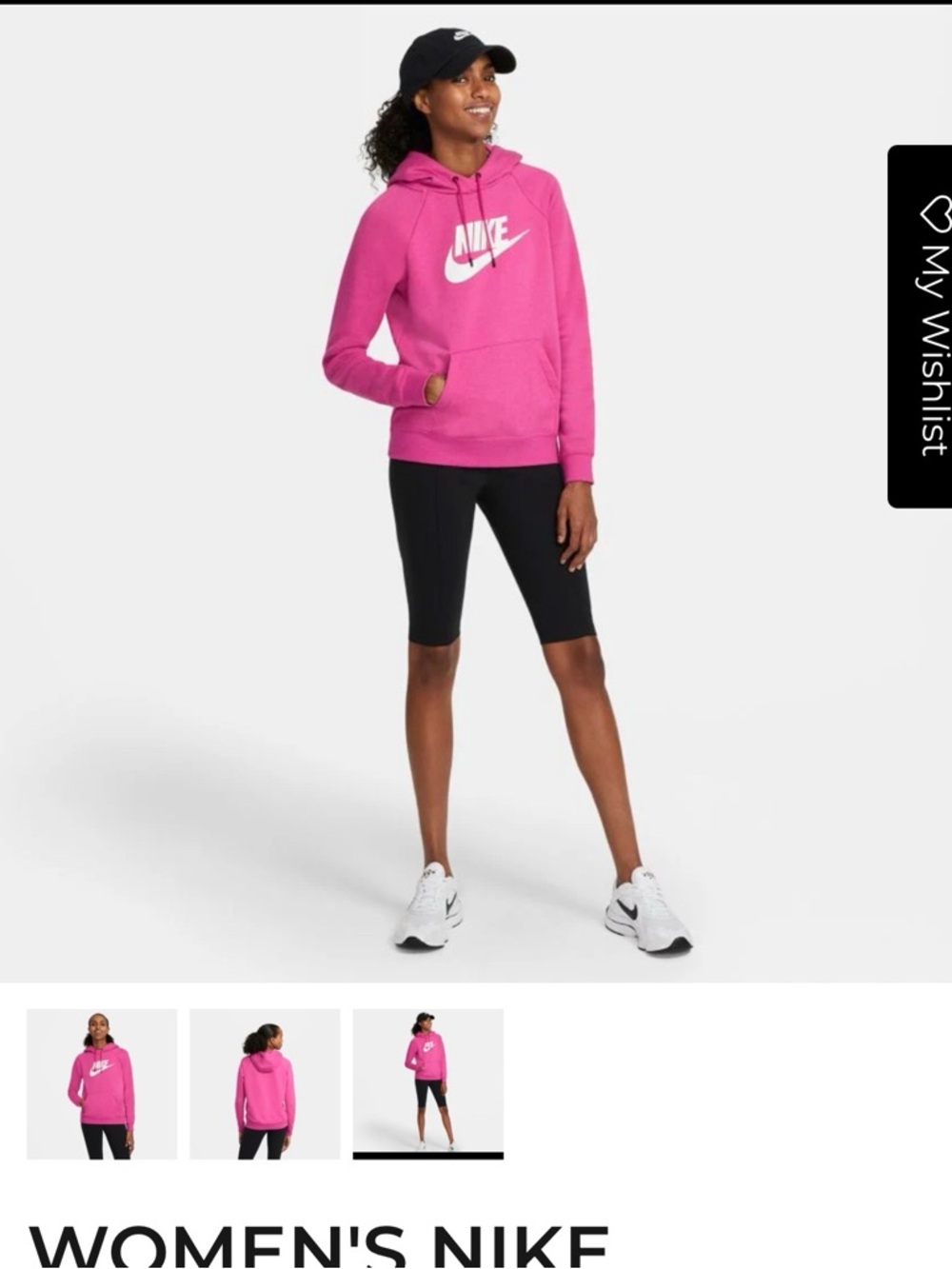 Nike Bright Pink fleece Pullover Hoodie NWT